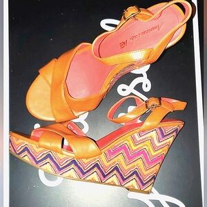 Women's American Eagle Wedge Sandals SZ 9.5